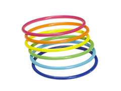 Bransoletki kolorowe Disco lata 80-te - 18 szt.