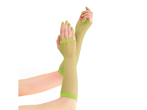 Rękawiczki z zielonej siatki - 24 cm
