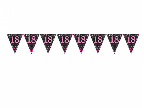 Baner flagi na osiemnastkę - 400 cm - 1 szt.