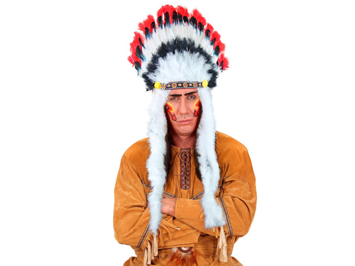 Pióropusz indiański - 1 szt.