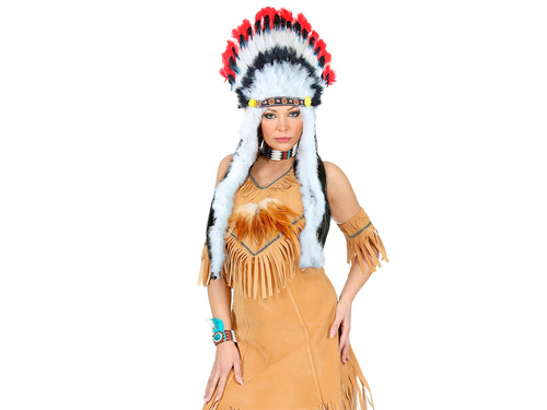 Pióropusz indiański - 1 szt.