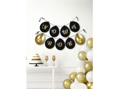 Balony lateksowe Nowy Rok - 30 cm - 9 szt.