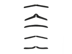 Wąsy samoprzylepne mix wzorów - 5 szt.