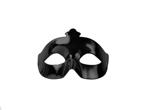 Maska karnawałowa wenecka czarna - 1 szt.