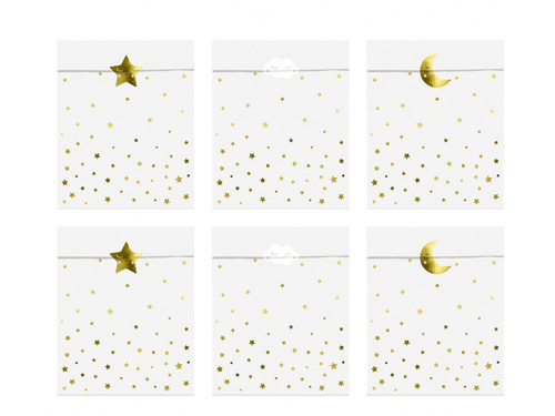 Torebki na słodycze Little Star - 6 szt.