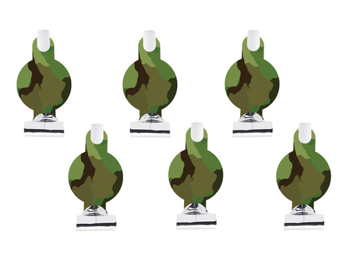 Gwizdki trąbki rozwijane Moro - 6 szt