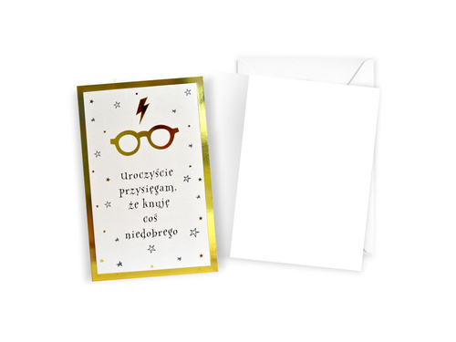 Kartka na urodziny Czarodziej - 1 szt.