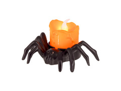 Lampka Pająk LED na Halloween - 4 cm - 1 szt.