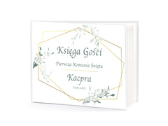 Księga gości na I Komunię Świętą - 50 kartek