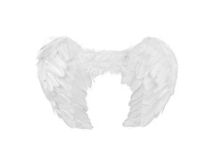 Skrzydła anioła białe - 45 x 30 cm - 1 szt.