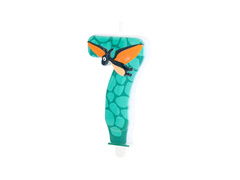 Świeczka cyferka Dinozaury - 7 - siedem