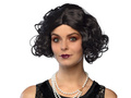 Peruka Retro czarna - 1 szt.
