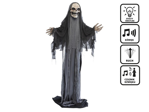 Dekoracja stojąca Potworny Szkielet - 215 cm - 1 szt.