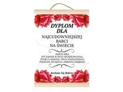 Dyplom Dla Najcudowniejszej Babci na Świecie - 21 x 29,7 cm