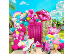 Zestaw balonów do girlandy Princess - 132 szt.