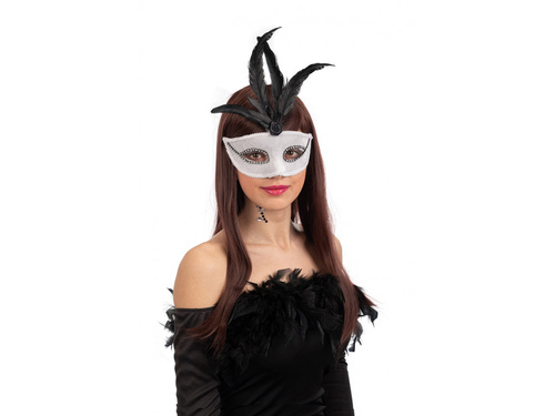 Maska karnawałowa szara