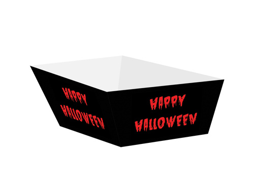 Pudełka na chipsy Krwawe Halloween - 4 szt.