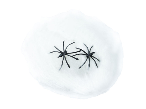 Fluorescencyjna pajęczyna z pająkiem - 20 g - 1 szt.