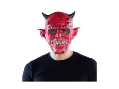 Maska lateksowa Przerażający diabeł