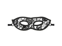 Maska Bal maskowy koronkowa czarna - 1 szt.