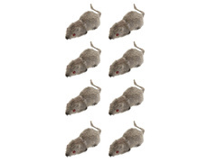 Dekoracja Myszy - 5 cm - 8 szt.