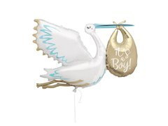 Balon foliowy Bocian It's a Boy - 1 szt.