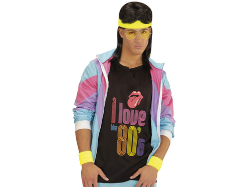 Opaski neonowe żółte Disco lata 80-te - 3 szt.