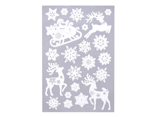 Dekoracja elektrostatyczna na Boże Narodzenie