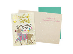 Kartka świąteczna - 11.7 x 16.6 cm 1 szt.