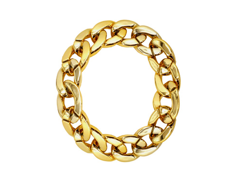 Złota bransoleta - łańcuch - 1 szt.