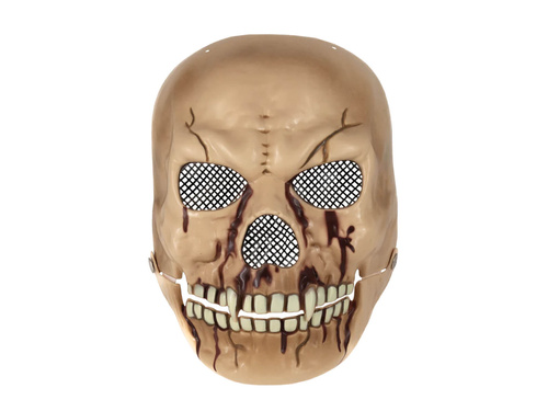 Maska Czaszka z ruchomą szczęką - 1 szt.