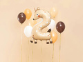 Balon foliowy cyfra 2 Sarenka - 88 cm - 1 szt.