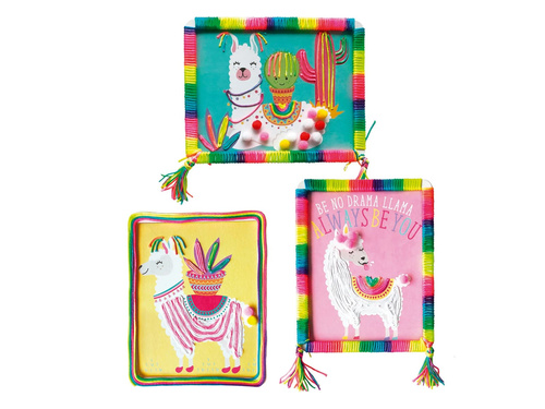 Zestaw artystyczny Lama i pompony