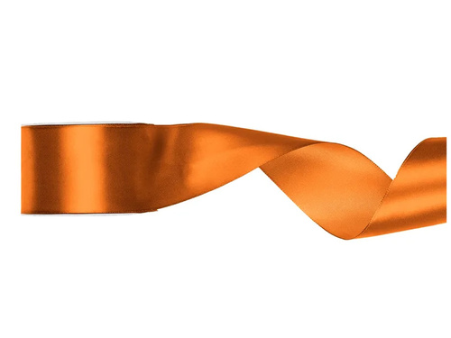 Tasiemka satynowa, pomarańczowa, 50 mm/25 m, 1 szt.