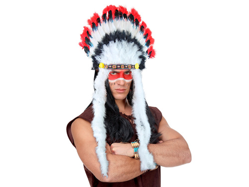 Pióropusz indiański - 1 szt.