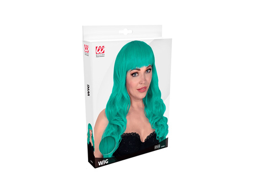 Turkusowa peruka Bella