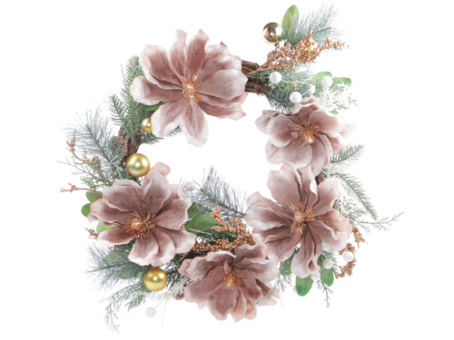 Dekoracja wisząca wieniec świąteczny - 1 szt.