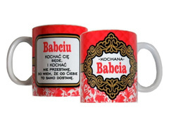 Kubek z napisem Kochana Babcia
