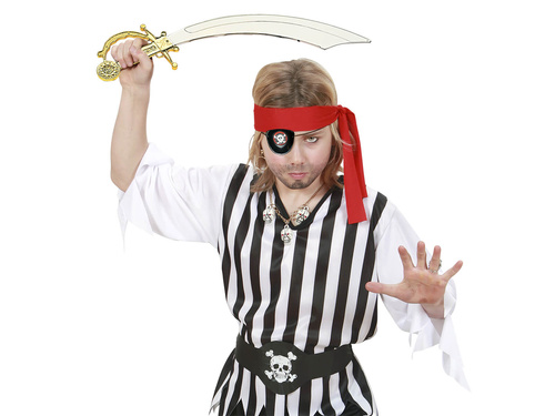 Miecz piracki z opaską na oko