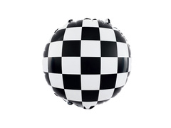 Balon foliowy Szachownica - 45 x 50 cm - 1 szt.