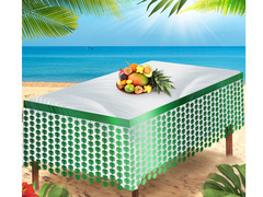 Skirting hawajski Liście palmowe - 400 x 70 cm - 1 szt.