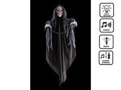 Dekoracja wisząca Szkielet w łańcuchach - 120 cm - 1 szt.