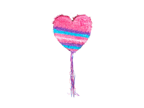 Piniata pociągana Serce różowe L