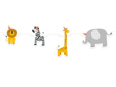 Baner urodzinowy Safari - 300 cm - 1 szt.
