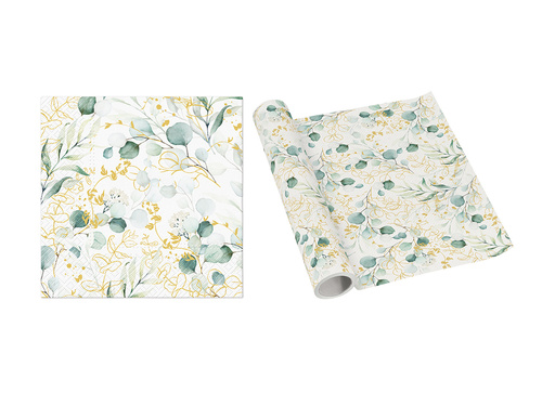 Zestaw z listkami eukaliptusa