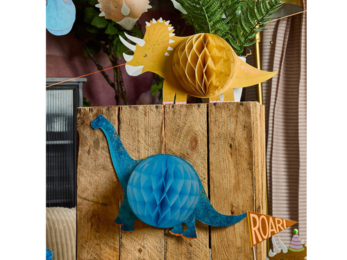 Dekoracja wisząca Rozetkowe Dinozaury - 2 szt.