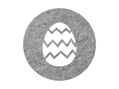 Podstawka pod kubek - Jajko Wielkanocne - 10 cm - 4 szt.