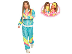 Kostium Disco Dres niebieski dla kobiety - 1 szt.