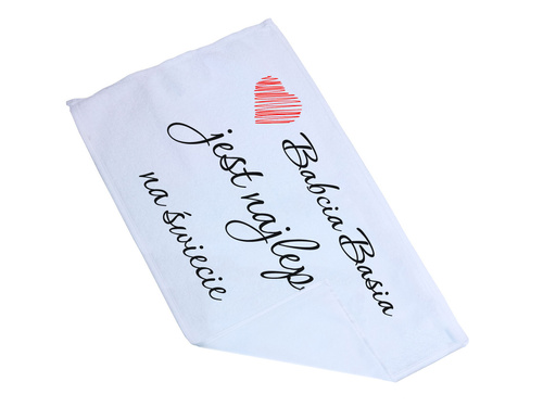 Ręcznik personalizowany na dzień babci - 30x50 cm