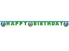 Baner Happy Birthday Piłka Nożna - 1 szt.